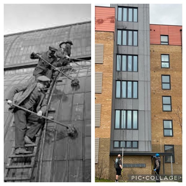 the history of window cleaning