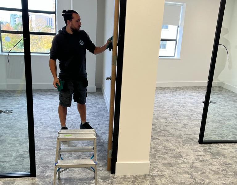 Builders clean North Baddesley