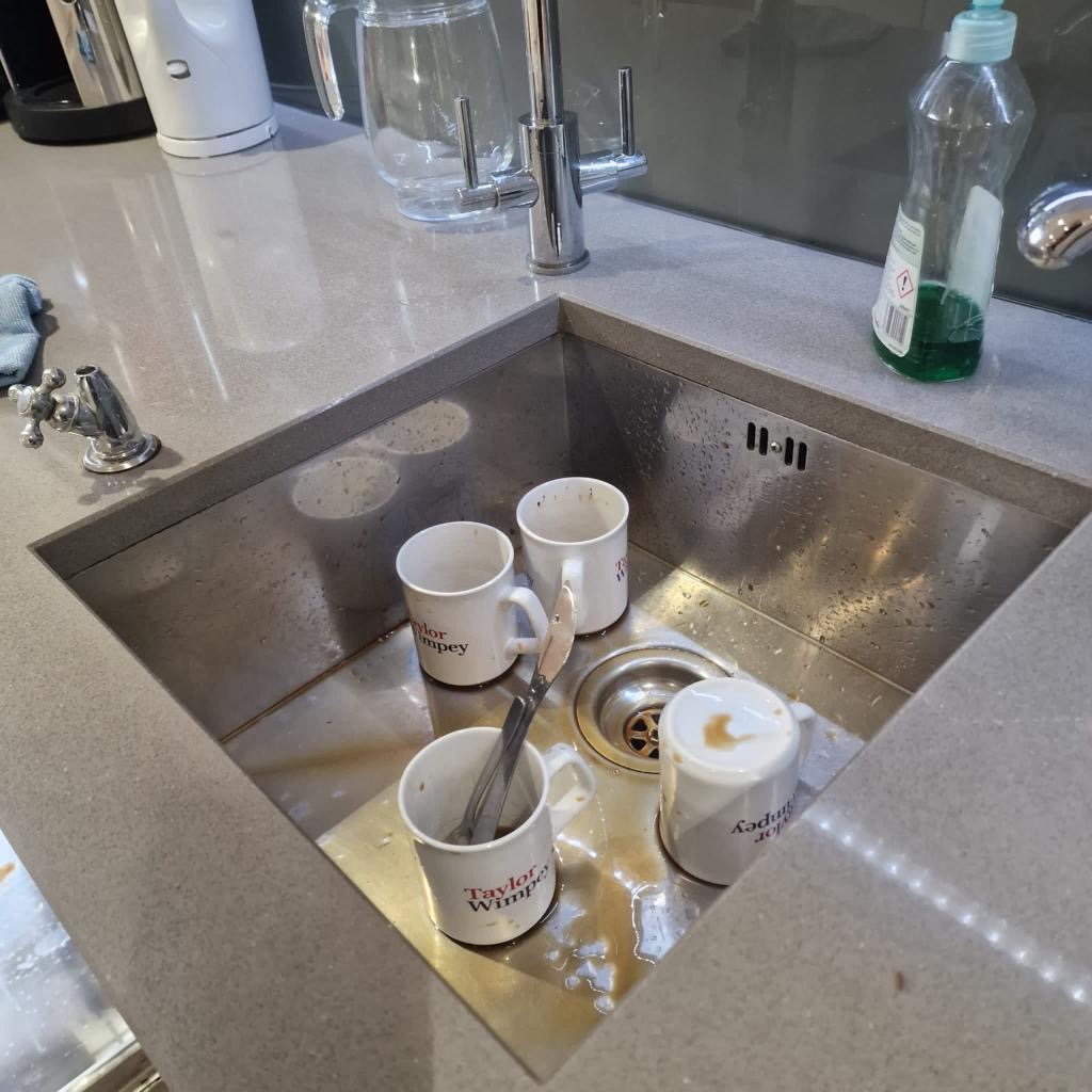 Commercial office cleaning before