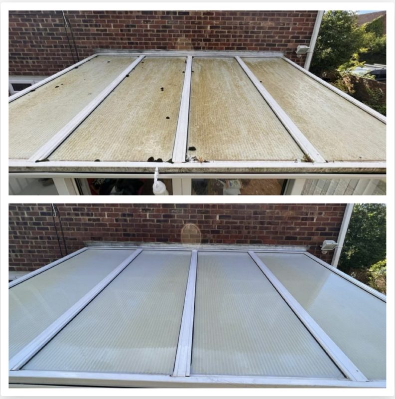 external conservatory cleaning company southampton